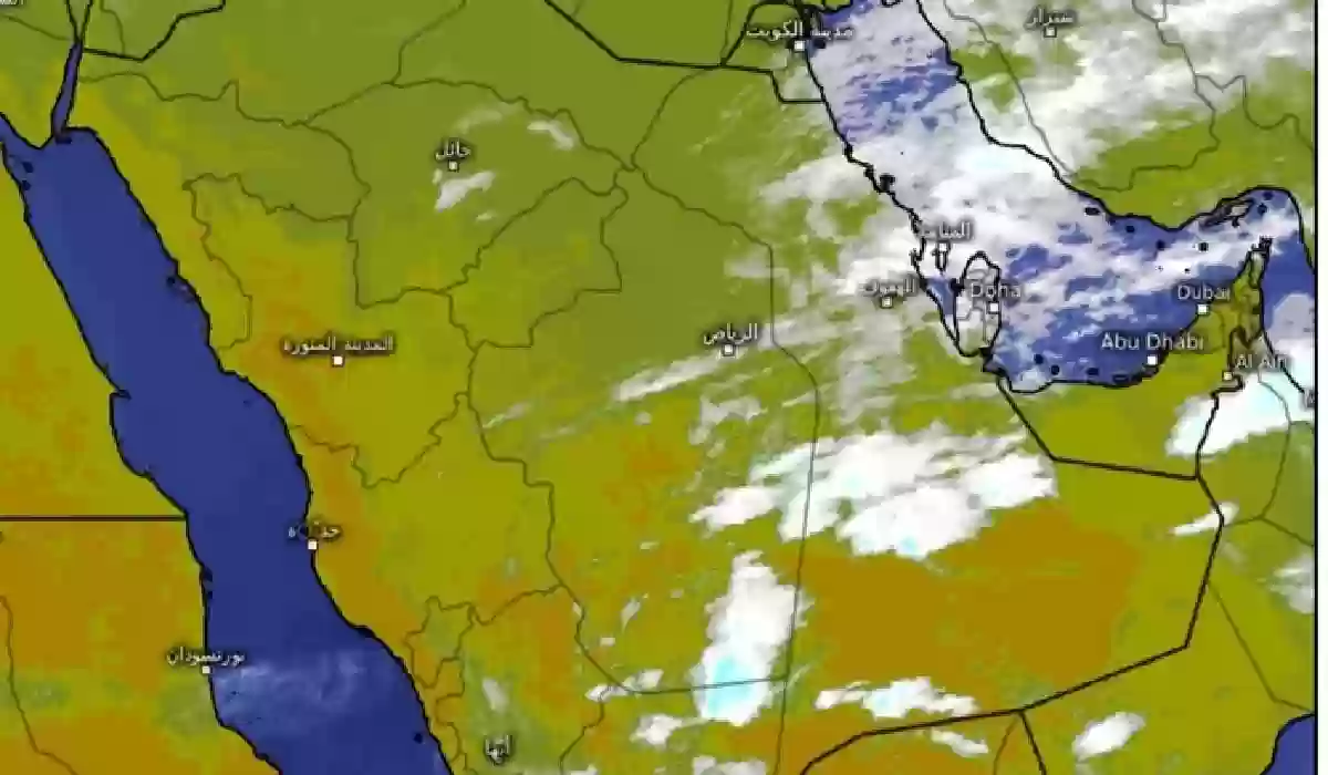 عاجل| الأقمار الصناعية تُسجل إشارات البرق على الرياض وهذه المناطق.