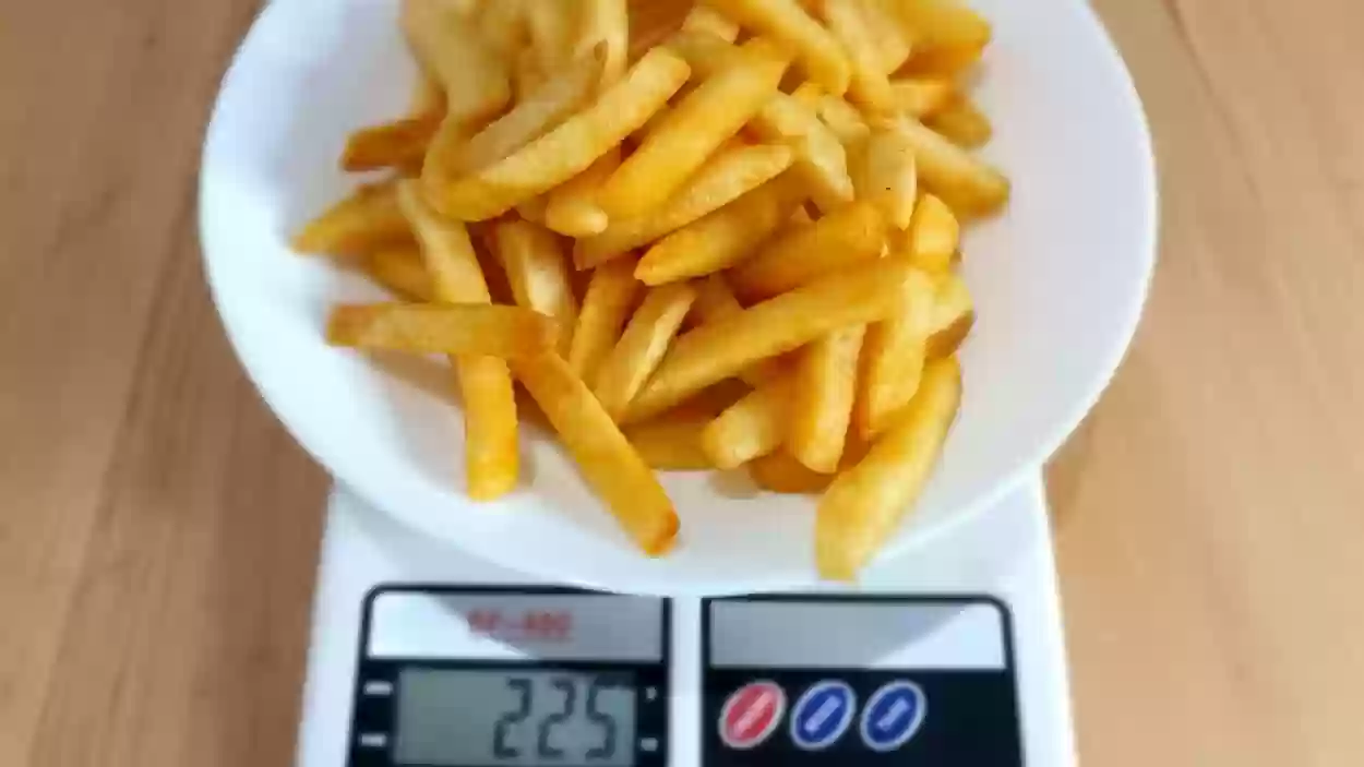 السعرات الحرارية في البطاطس المقلية 